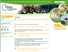 Tablet Screenshot of joomla.irtess.fr